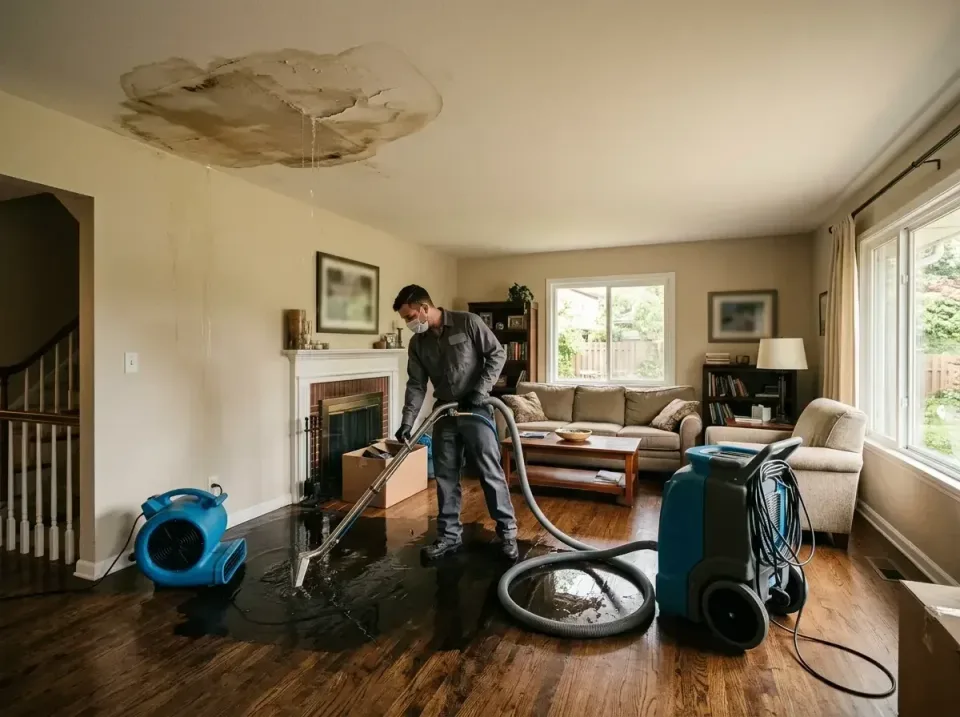 attic-pipe-burst-ceiling-drip-008 — frequently asked questions, Water Damage Restoration & Carpet Care in Mundelein, IL